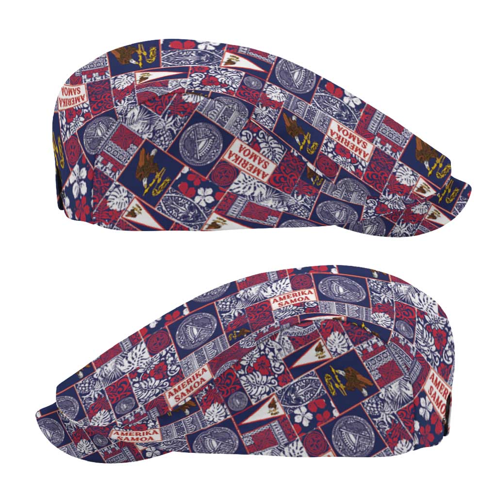 Manuia le Kerisimasi American Samoa Jeff Hat Pacific Patchwork Xmas Vibes - Polynesian Pride