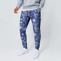 Marshall Islands Merry Christmas Jogger Pants Pacific Patchwork Xmas Vibes - Polynesian Pride