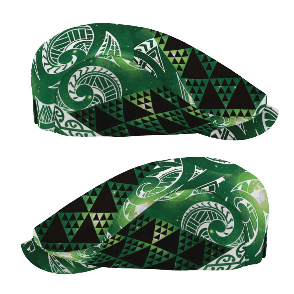 Matariki New Zealand Jeff Hat NZ Niho Taniwha Maori New Year Green Galaxy LT14 - Polynesian Pride