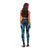 Matariki New Zealand Leggings Maori Pattern Blue Galaxy - Polynesian Pride