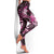 Matariki New Zealand Leggings Maori Pattern Pink Galaxy - Polynesian Pride