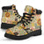 Mele Kalikimaka Hawaii Christmas All Season Boots Melemele Mama Seamless Floral Motif - Polynesian Pride