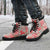 Mele Kalikimaka Hawaii Christmas All Season Boots Ulaula Seamless Floral Motif - Polynesian Pride