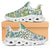 Mele Kalikimaka Hawaii Christmas Clunky Sneakers Omaomao Seamless Floral Motif - Polynesian Pride