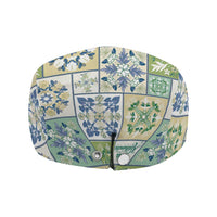 Mele Kalikimaka Hawaii Christmas Jeff Hat Omaomao Seamless Floral Motif - Polynesian Pride