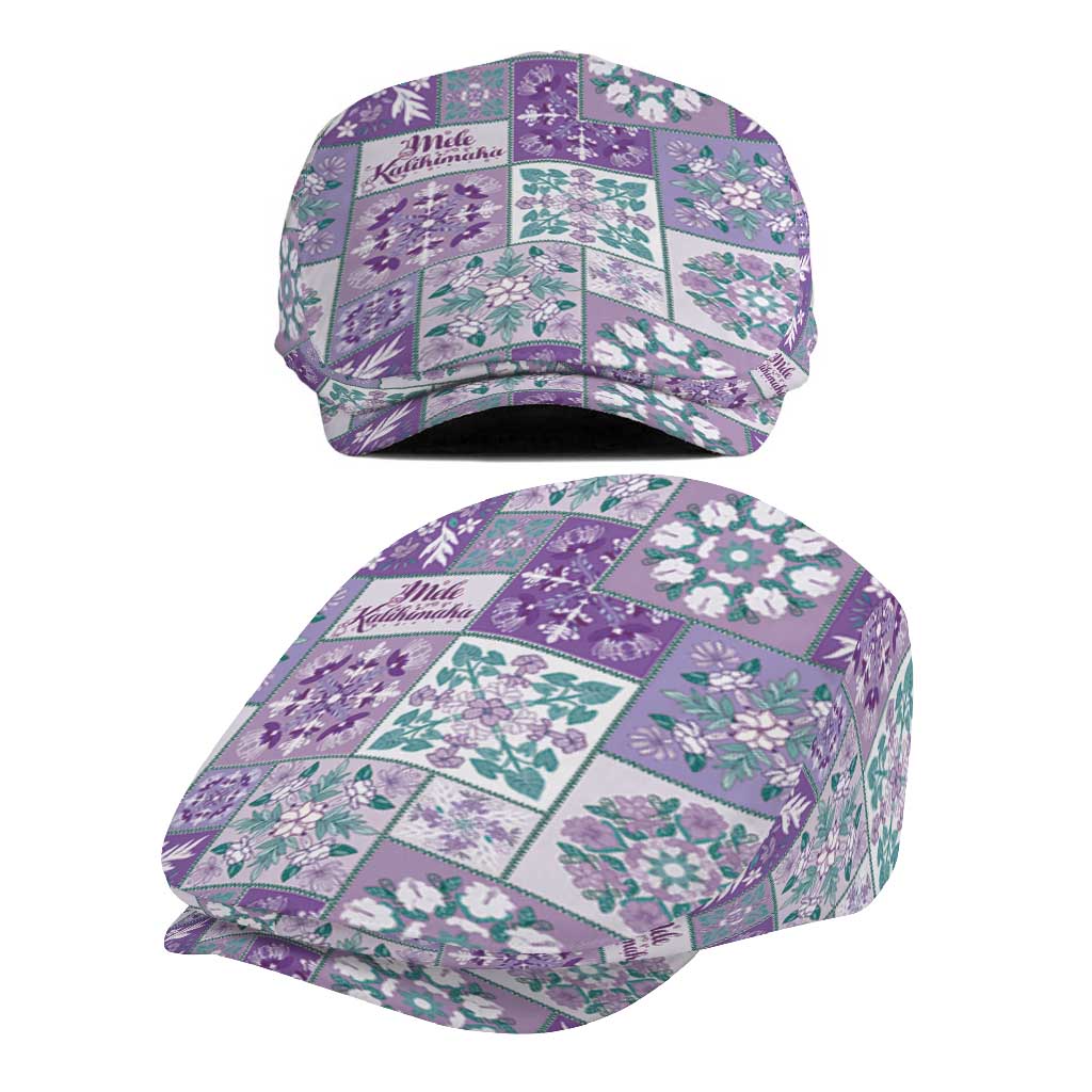 Mele Kalikimaka Hawaii Christmas Jeff Hat Poni Seamless Floral Motif - Polynesian Pride