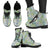 Mele Kalikimaka Hawaii Christmas Leather Boots Omaomao Seamless Floral Motif - Polynesian Pride