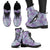 Mele Kalikimaka Hawaii Christmas Leather Boots Poni Seamless Floral Motif - Polynesian Pride