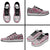 Mele Kalikimaka Hawaii Christmas Low Sneakers Akala Seamless Floral Motif - Polynesian Pride