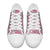 Mele Kalikimaka Hawaii Christmas Low Top Shoes Akala Seamless Floral Motif - Polynesian Pride