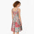 Mele Kalikimaka Hawaii Christmas Midi Dress Ulaula Seamless Floral Motif - Polynesian Pride
