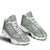 Mele Kalikimaka Hawaii Christmas Sneakers J13 Omaomao Seamless Floral Motif - Polynesian Pride