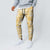Melemele Aloha Hawaii Jogger Pants Plumeria Lei With Palaka Motif - Polynesian Pride
