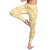 Melemele Aloha Hawaii Leggings Plumeria Lei With Palaka Motif - Polynesian Pride