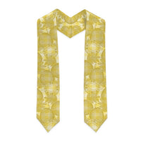 Melemele Hawaii Breadfruit Palaka Motifs Graduation Stole