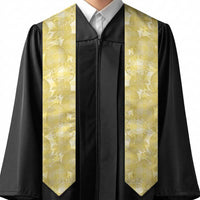Melemele Hawaii Breadfruit Palaka Motifs Graduation Stole
