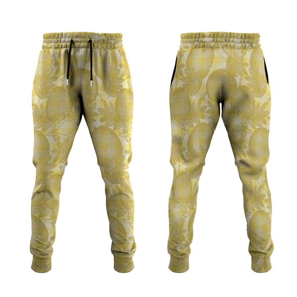 Melemele Hawaii Breadfruit Palaka Motifs Jogger Pants