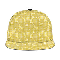 Melemele Hawaii Breadfruit Palaka Motifs Snapback Cap