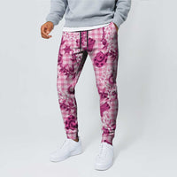 Mokihana Maile Ilima Leis Paniolo Palaka Jogger Pants Hawaiian Omaomo Ulaula Spirit - Polynesian Pride