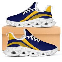 Nauru Clunky Sneakers Flag-Inspired Curve Style