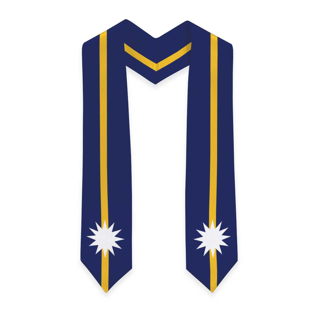 Nauru Graduation Stole Flag Style