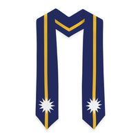 Nauru Graduation Stole Flag Style