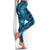 Naval Night Aloha Hawaii Leggings Hawaiian Kakau Ohia Lehua Lei - Polynesian Pride