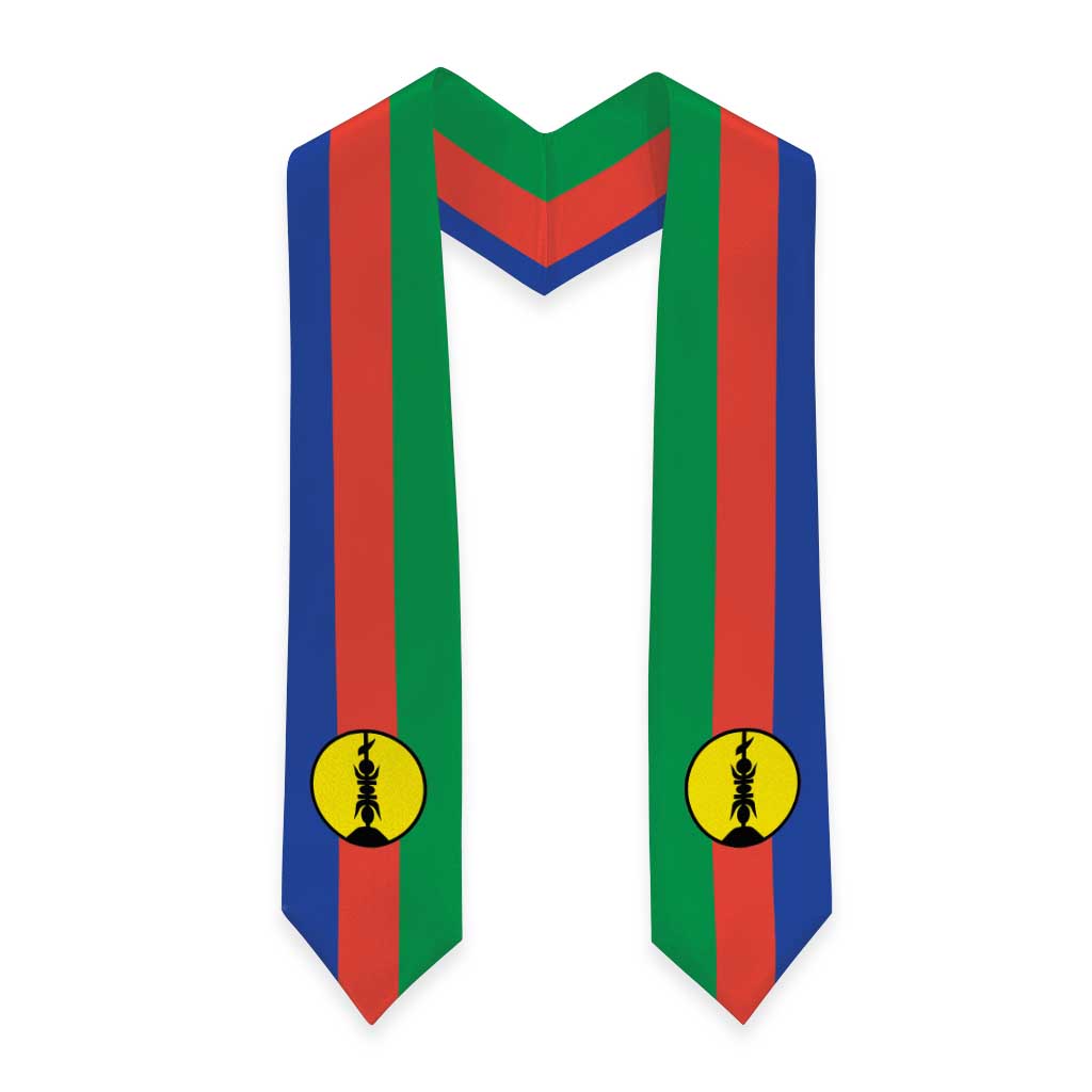 New Caledonia Graduation Stole Flag Style LT05 - Polynesian Pride