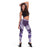 New Zealand Aotearoa Darts Masters Leggings Maori Art Tattoo with Tribal Dart Symbol Purple - Polynesian Pride