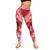 New Zealand Aotearoa Darts Masters Leggings Maori Art Tattoo with Tribal Dart Symbol Red - Polynesian Pride
