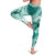 New Zealand Aotearoa Darts Masters Leggings Maori Art Tattoo with Tribal Dart Symbol Teal Color - Polynesian Pride