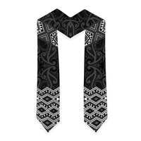 New Zealand Aotearoa Graduation Stole Black Taniko Art Maori Pattern