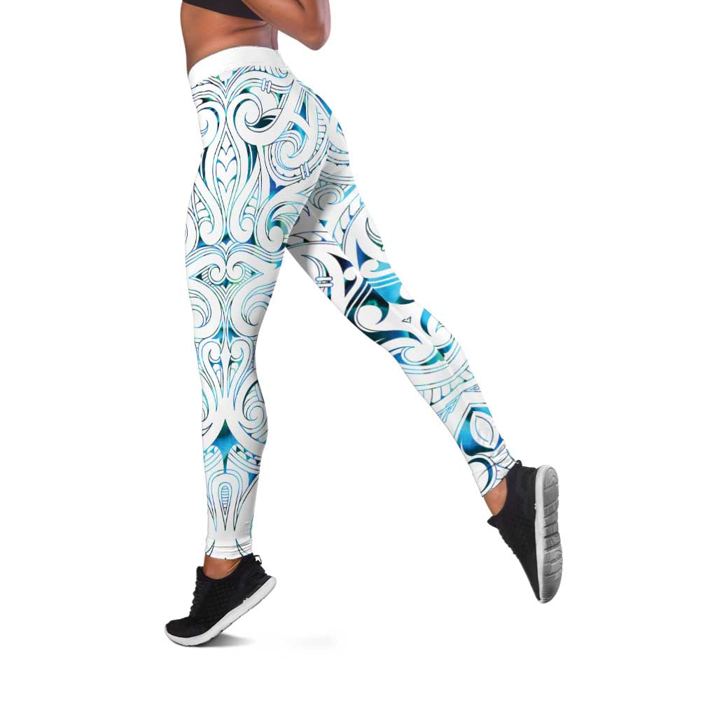 New Zealand Aotearoa Leggings Maori Papua Shell Indigenous - Polynesian Pride