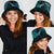 New Zealand Darts Bucket Hat Happiness Is A Tight Threesome Maori Paua Shell - Polynesian Pride