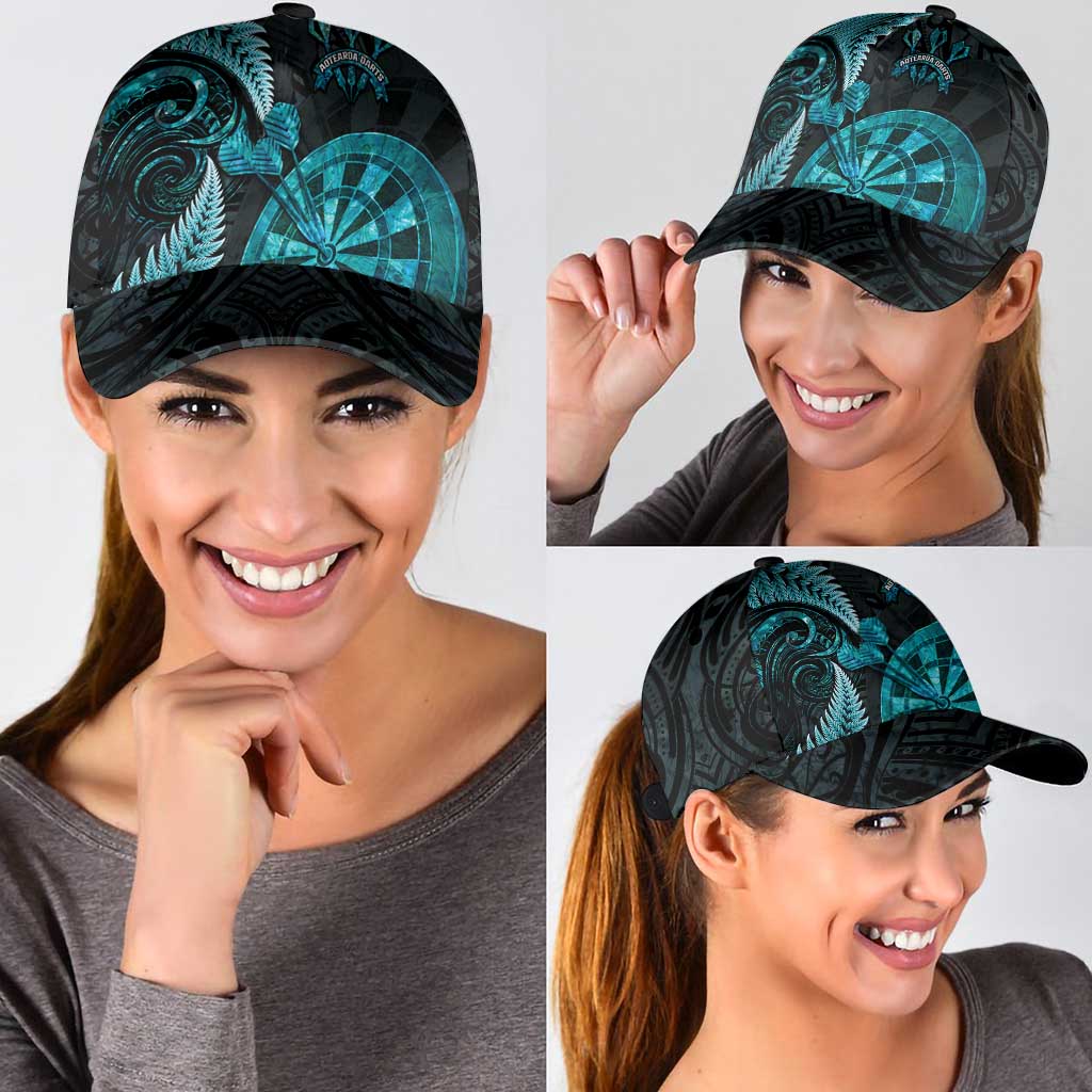 New Zealand Darts Classic Cap Happiness Is A Tight Threesome Maori Paua Shell LT14