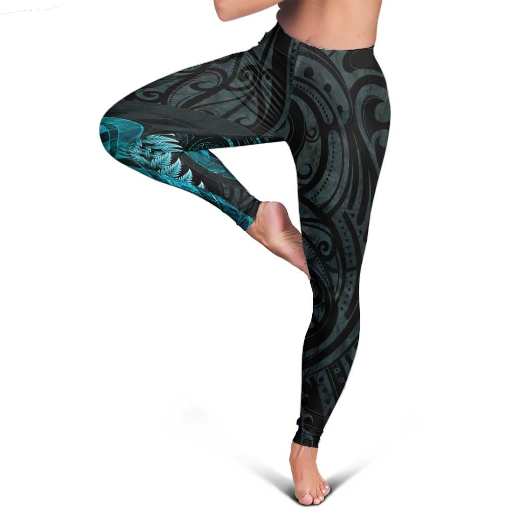 New Zealand Darts Leggings Happiness Is A Tight Threesome Maori Paua Shell LT14