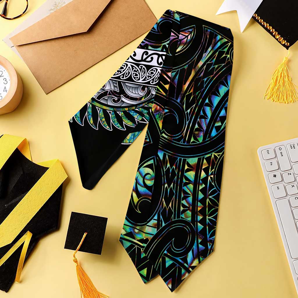 New Zealand Graduation Stole Maori Rugby Tattoo Papua Shell - Polynesian Pride