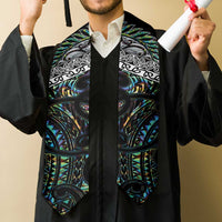 New Zealand Graduation Stole Maori Rugby Tattoo Papua Shell - Polynesian Pride