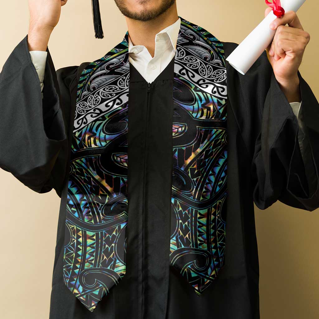 New Zealand Graduation Stole Maori Rugby Tattoo Papua Shell LT9
