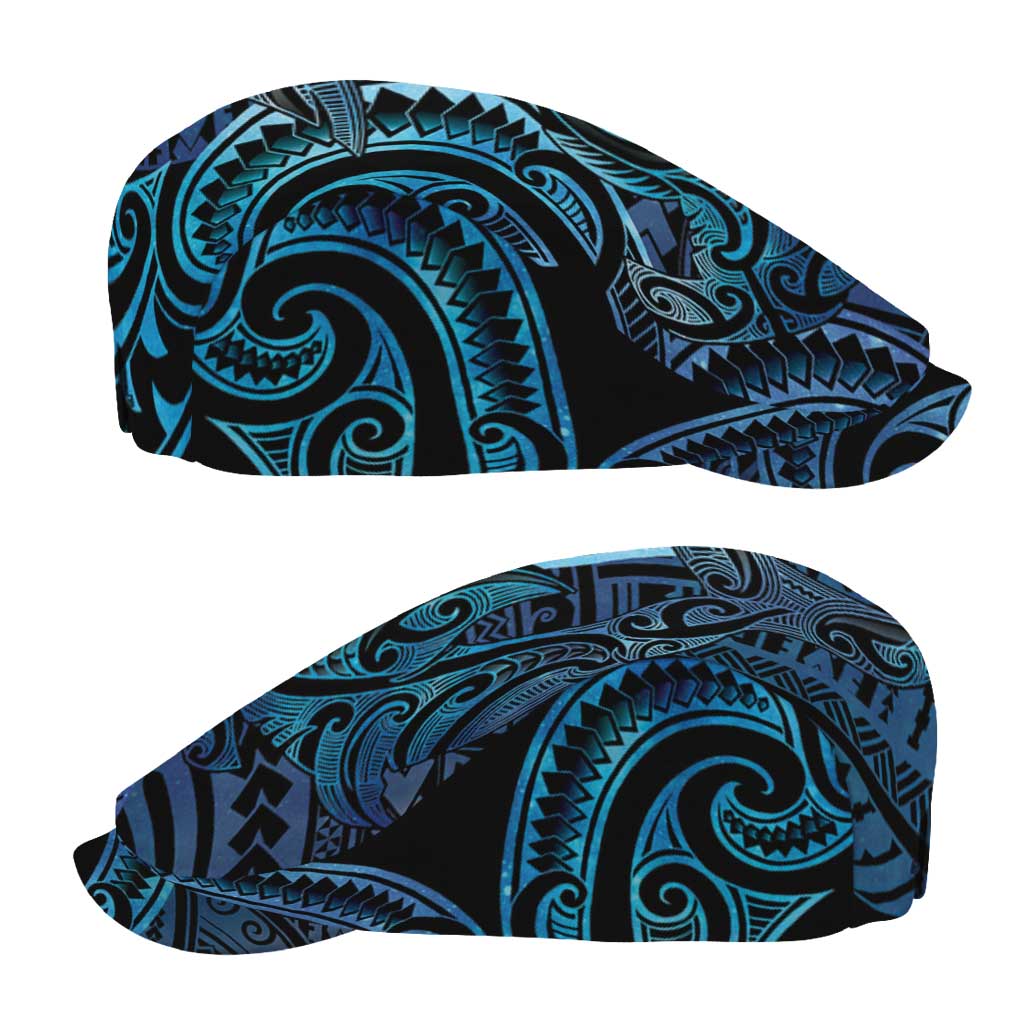 New Zealand Hammerhead Shark Jeff Hat Maori Haehae Mangopare Galaxy - Polynesian Pride