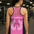 New Zealand Hollow Tank Top Fire Basketball Maori Tribal Pink - Polynesian Pride