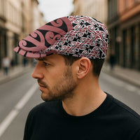 New Zealand Jeff Hat Aotearoa Kowhaiwhai Mix Taniko Art - Brown