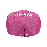 New Zealand Jeff Hat Fire Basketball Maori Tribal Pink - Polynesian Pride