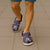 New Zealand Maori Clogs Shoes Poutama Pikorua Purple Paua Shell - Polynesian Pride