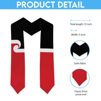 New Zealand Maori Graduation Stole Flag Style LT05 - Polynesian Pride