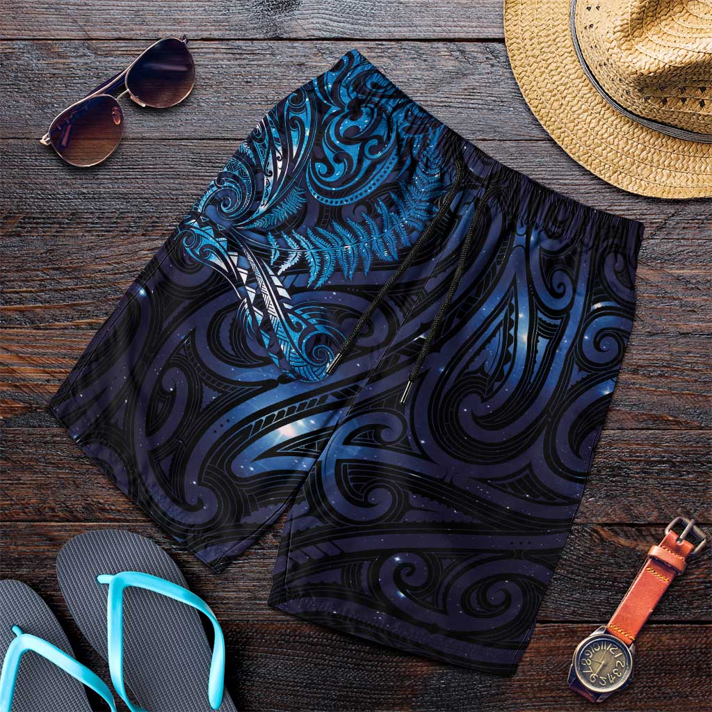 New Zealand New Year-Matariki Shorts for Men Aotearoa Maori Tattoo Galaxy Sky