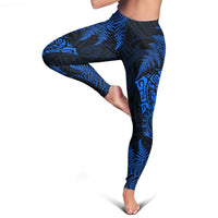 New Zealand Rugby All Blue Leggings Silver Fern All Black Mix Ta Moko LT09