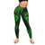 New Zealand Rugby All Green Leggings Silver Fern All Black Mix Ta Moko LT09