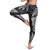 New Zealand Rugby All White Leggings Silver Fern All Black Mix Ta Moko LT09