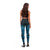 New Zealand Sea Week Leggings Maori Wave Pattern Ocean Blue - Polynesian Pride